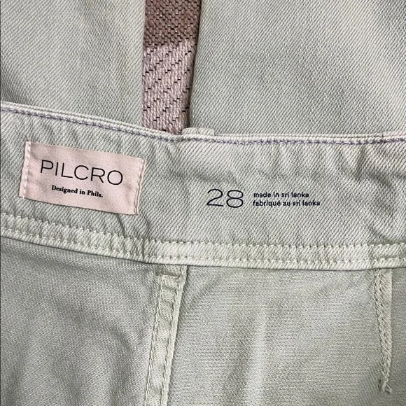 Anthropologie Pilcro Eventide High Rise Wide Leg Chino Trouser Pants, size 28 - Picture 4 of 16